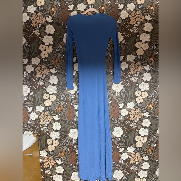 NWOT ZEYNEP ARCAY Cut Out Long Sleeve Dress in Blue size 0 - Picture 9 of 11